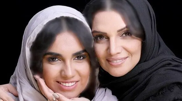 (عکس) تصویری از الهام پاوه نژاد و دخترش / اصلا بهش نمیاد دختر 22 ساله داشته باشه!