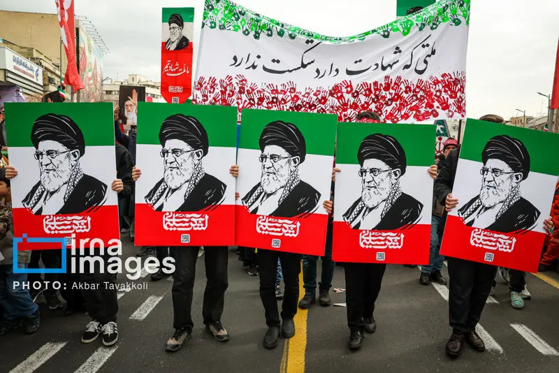 حضور مردم ایران در راهپیماتیی 22 بهمن 1404