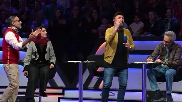 فیلم آواز فوق احساسی محمد علیزاده و نی نوازی محسن شریفیان از خیام/ / حیرت داوران صداتو، الیکا عبدالرزاقی و سیامک انصاری  / من بی می ناب زیستن نتوانم