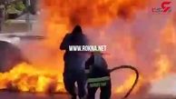 شوکه شدن آتش نشانان در صحنه حادثه + فیلم