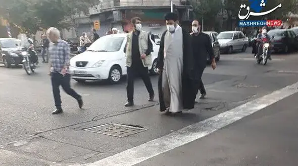 عکس فرزند رهبر انقلاب در اجتماع «امت رسول الله (ص) » 