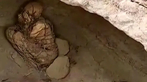 فیلم باورنکردنی از کشف مومیایی 800 ساله / در پرو رخ داد