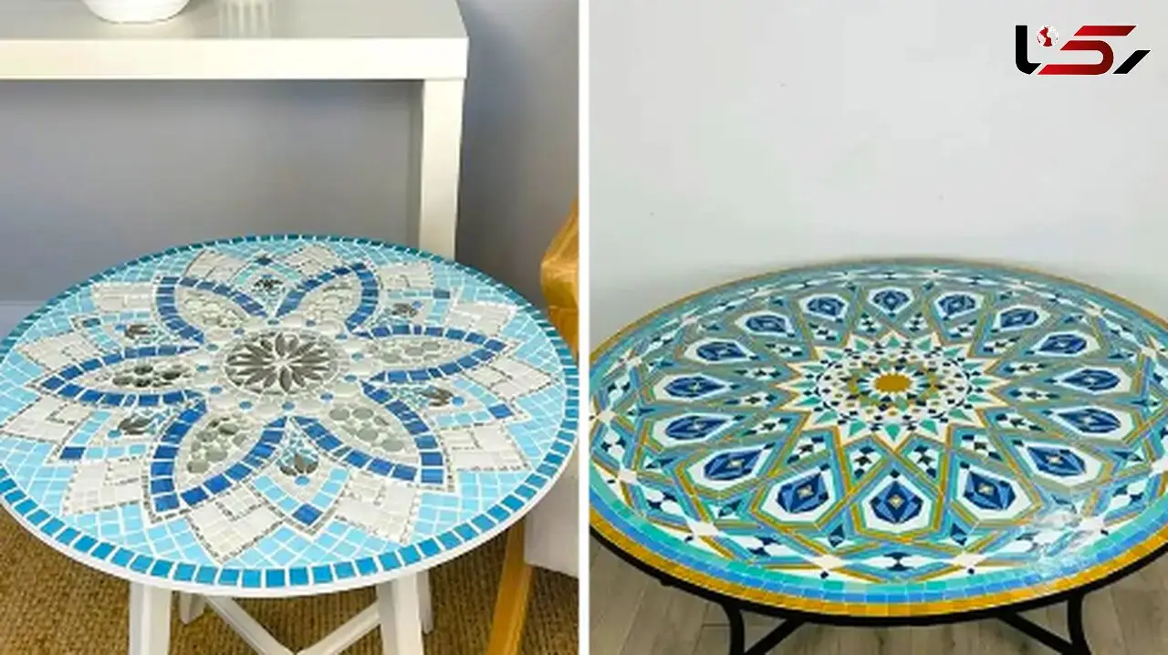 15 مدل میز عسلی کاشی‌ کاری برای عاشقان هنر سنتی