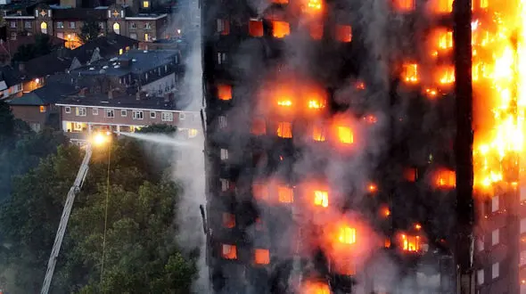 آتش‎سوزی فاجعه آمیز برج  لندن از یک یخچال شروع  شد 