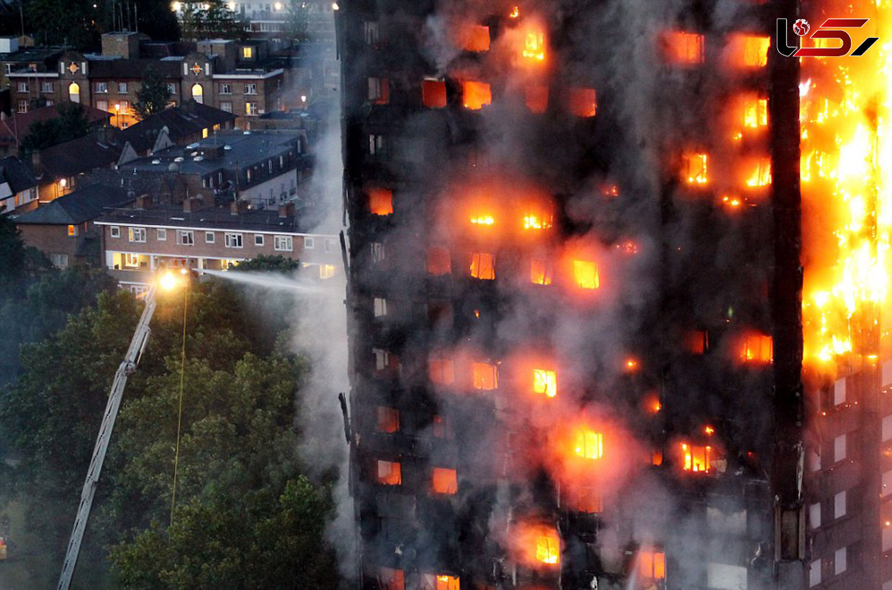 آتش‎سوزی فاجعه آمیز برج  لندن از یک یخچال شروع  شد 