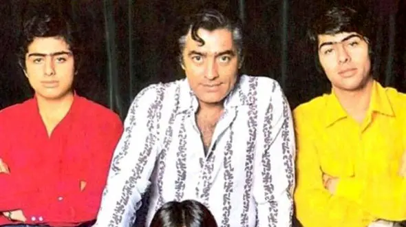 سفر به گذشته؛ «عارف و همسرش در سالگرد ازدواج فردین ومهری خمارلو»؛ سال 48