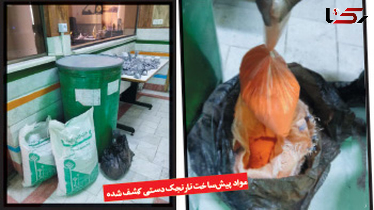 دستگیری یک مسئول در اتحادیه رنگ و ابزار فروشی مشهد / مواد ساخت نارنجک دستی می فروخت!