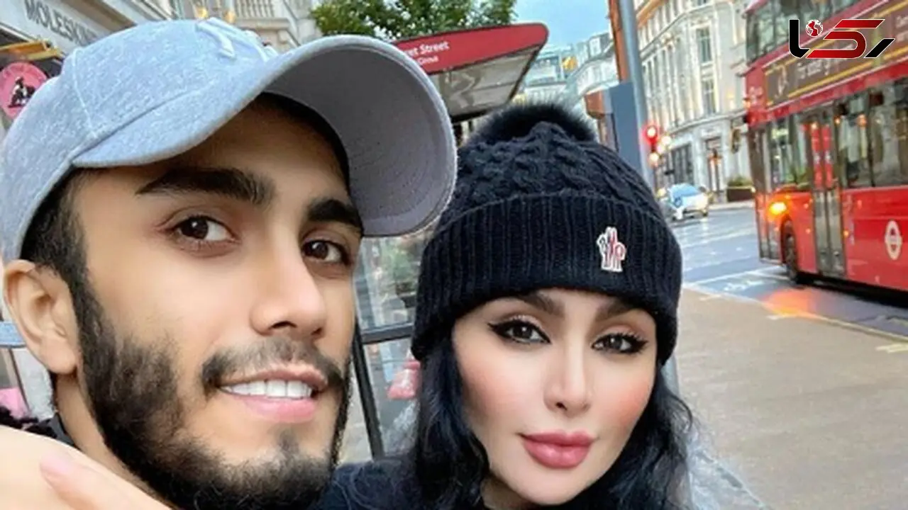 مهراد جم و دنیا جهانبخت در انگلیس منتظر تولد بچه شان + عکس