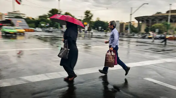 باران رگباری میهمان 7 استان