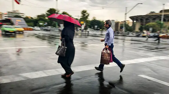 باران رگباری میهمان 7 استان