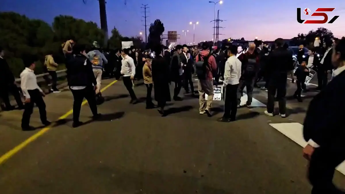 فیلم اعتراض شهرک نشینان صهیونیست به خدمت نظامی