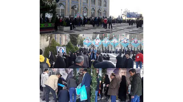 آغاز رای‌گیری در جوار مزار سردار شهید سلیمانی