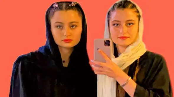 تولد سارا و نیکا با دسته گل