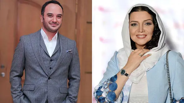 الهام پاوه نژاد در کنار احسان کرمی / مهاجرت خانم بازیگر به کانادا ؟!