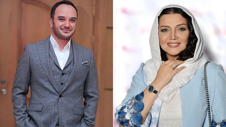الهام پاوه نژاد در کنار احسان کرمی / مهاجرت خانم بازیگر به کانادا ؟!