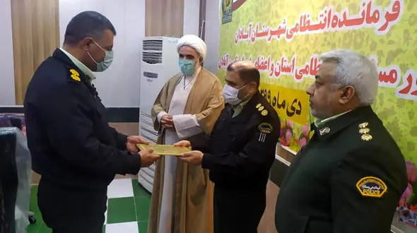 رییس پلیس آبادان بازنشسته شد + عکس