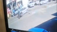 فیلم / تصادف فجیع موتور سیکلت در اراک