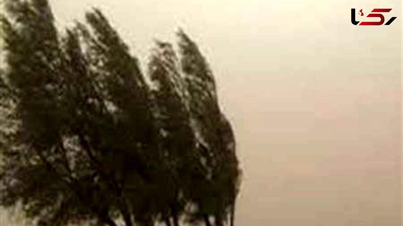 وزش باد با سرعت ۹۲ کیلومتر برساعت در اردبیل