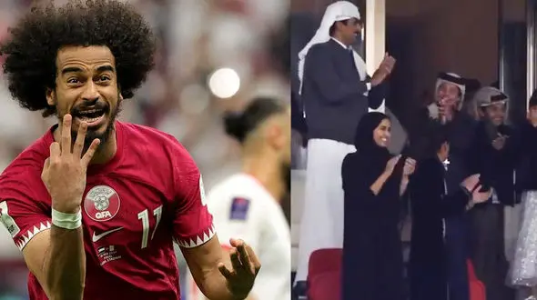 اولین عکس و فیلم از همسر اکرم عفیف + راز شادی با حرف S گلزن قطر لو رفت