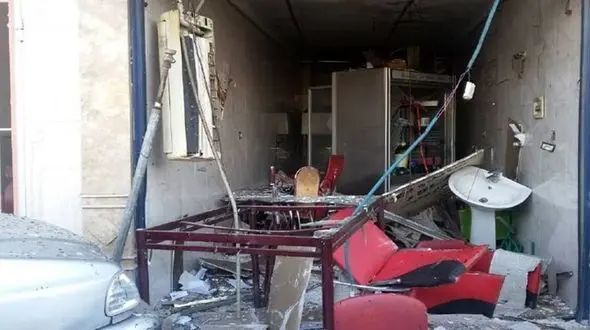 انفجار گاز شهری در مغازه ای در قم / حال 2 تن وخیم است + عکس