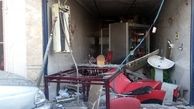 انفجار گاز شهری در مغازه ای در قم / حال 2 تن وخیم است + عکس