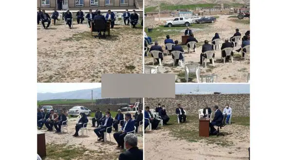 اقدام جالب یک بخشدار علیه کرونا در کرمانشاه + عکس