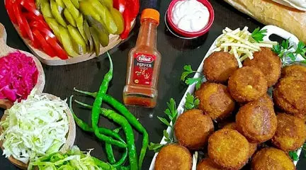 راز خوشمزگی فلافل در خانه؛ ساده، سریع و سالم + فیلم