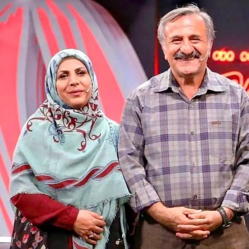 مهران رجبی و همسرش