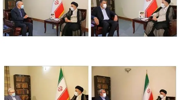 دیدار رحمانی فضلی، نمکی، اسلامی و صالحی با رئیسی + عکس