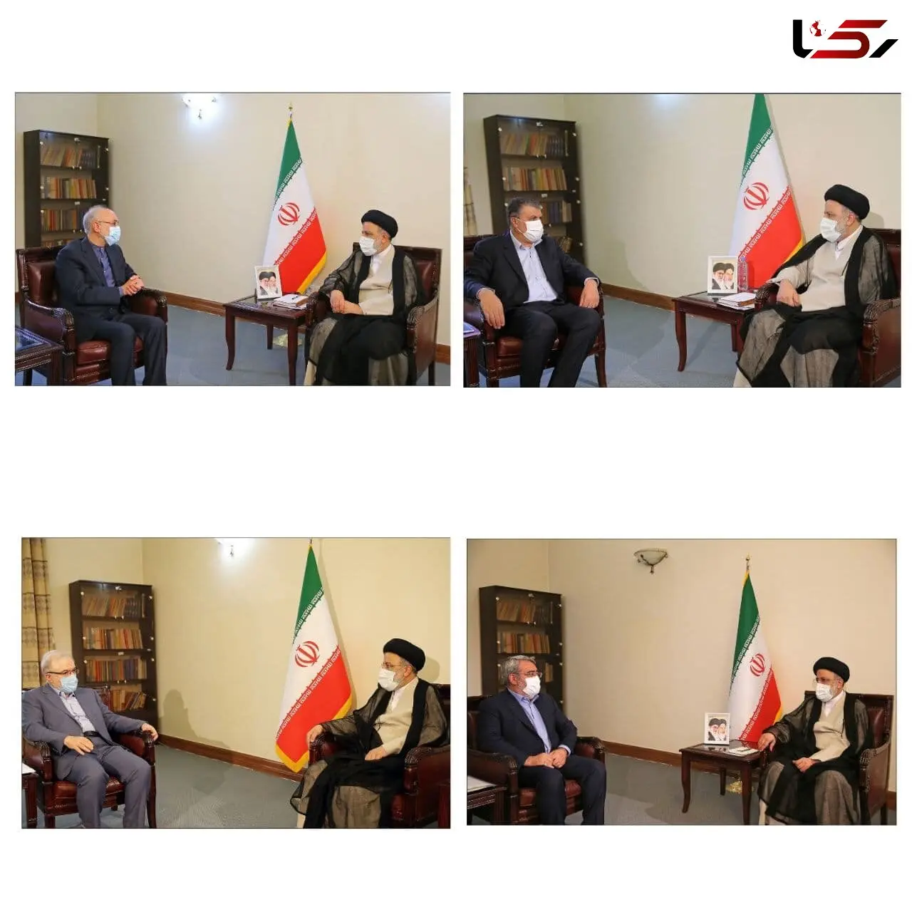 دیدار رحمانی فضلی، نمکی، اسلامی و صالحی با رئیسی + عکس