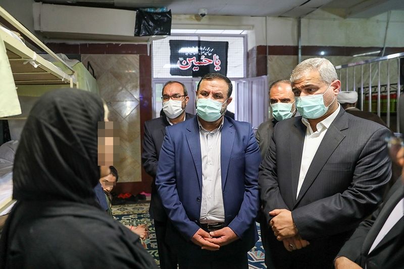 (تصاویر) زنان بازداشت شده اعتراضات در ندامتگاه زنان تهران 