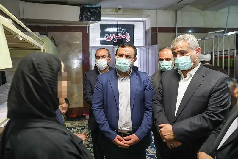 (تصاویر) زنان بازداشت شده اعتراضات در ندامتگاه زنان تهران 