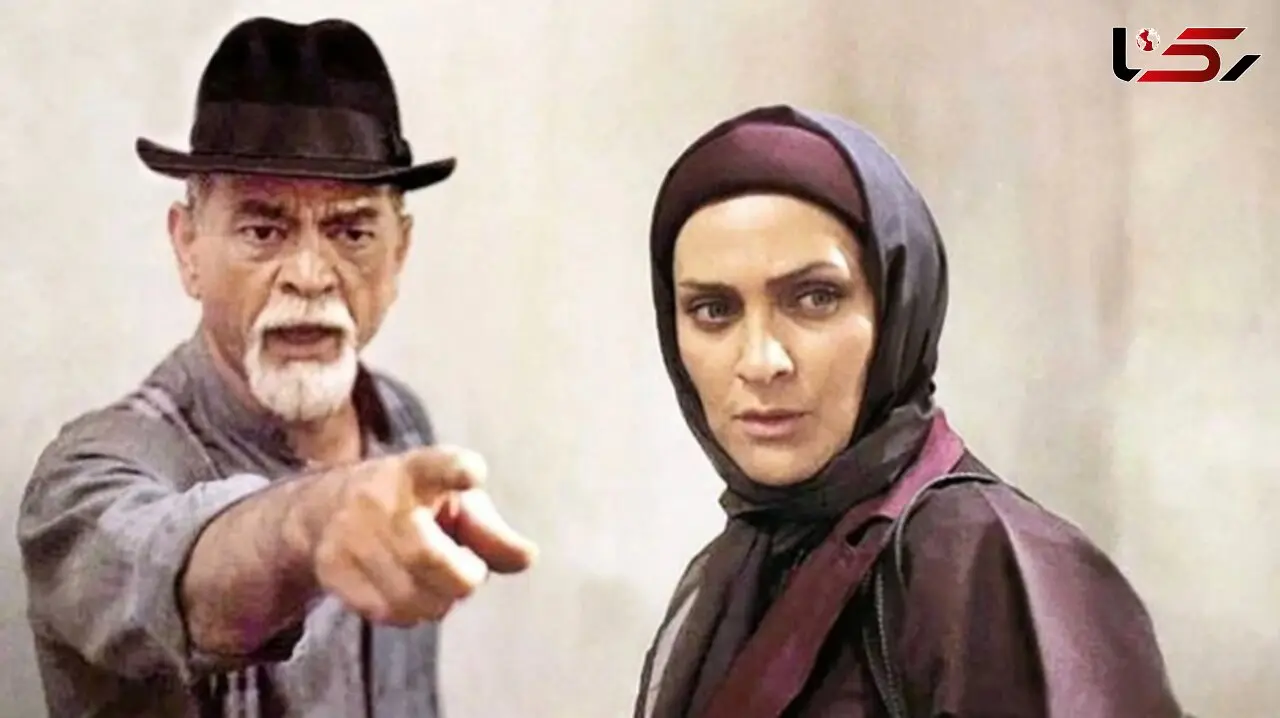 ملک مطیعی و فخیم زاده در پشت صحنه سریال ساختمان 85