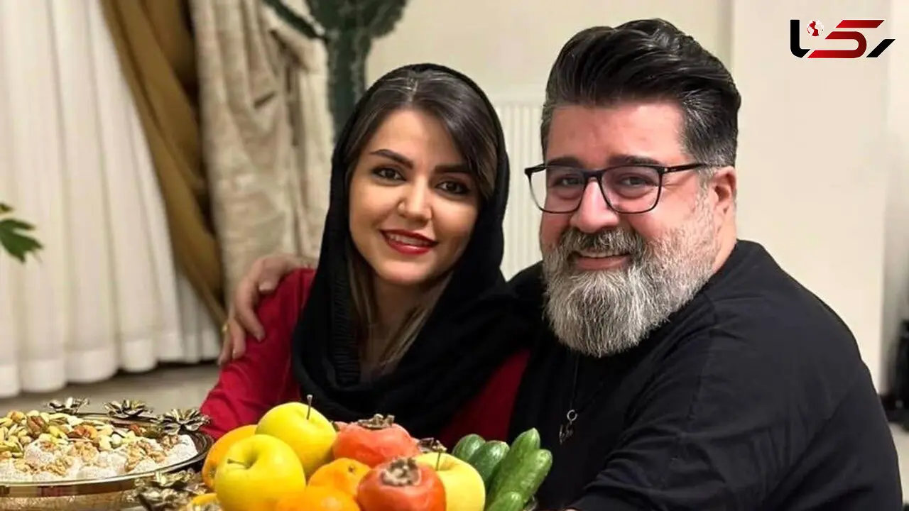 مهدی یغمایی و همسرش در قاب عشق ولنتاین + عکس رمانتیک