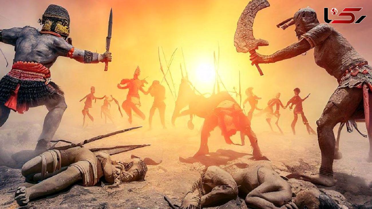 بزرگترین جنگ انسان های اولیه در 30 هزار سال قبل / هوش مصنوعی به تصویر کشید