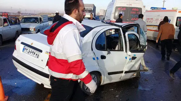 بلای وحشتناکی که بر سر 2 دختر دبیرستانی داخل سرویس مدرسه در جاده قدیم قزوین آمد + عکس