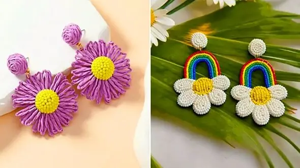 جدیدترین مدل‌ های گوشواره گلبرگ فانتزی؛ 15 عکس جذاب و ترند روز