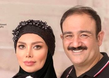 عکس های مدلینگی آرزو غفوریان، همسر مهران غفوریان با لباس مجلسی/ چه ست مادر دختری سفید صورتی زیبایی