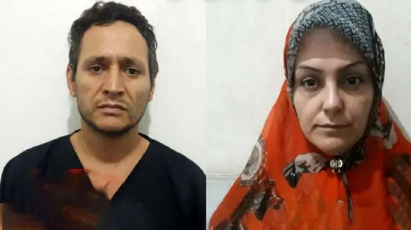 عکس چهره باز زن و مرد شیاد / این دو پول پارو می کردند !