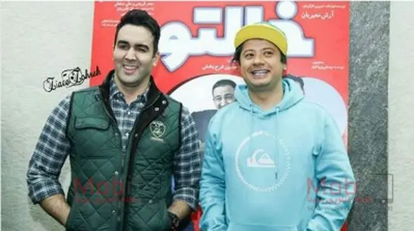 فیلم  آواز خوانی و رقص پوریا پورسرخ و علی صادقی  در دورهمی با آهنگ  گنج قارون  + موزیک ویدئو