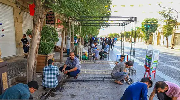 ​خطبه غدیر در سراسر مسیر مهمونی ۱۰ کیلومتری​