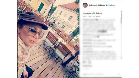 بهنوش بختیاری در سفری غیر منتظره به اتریش رفت