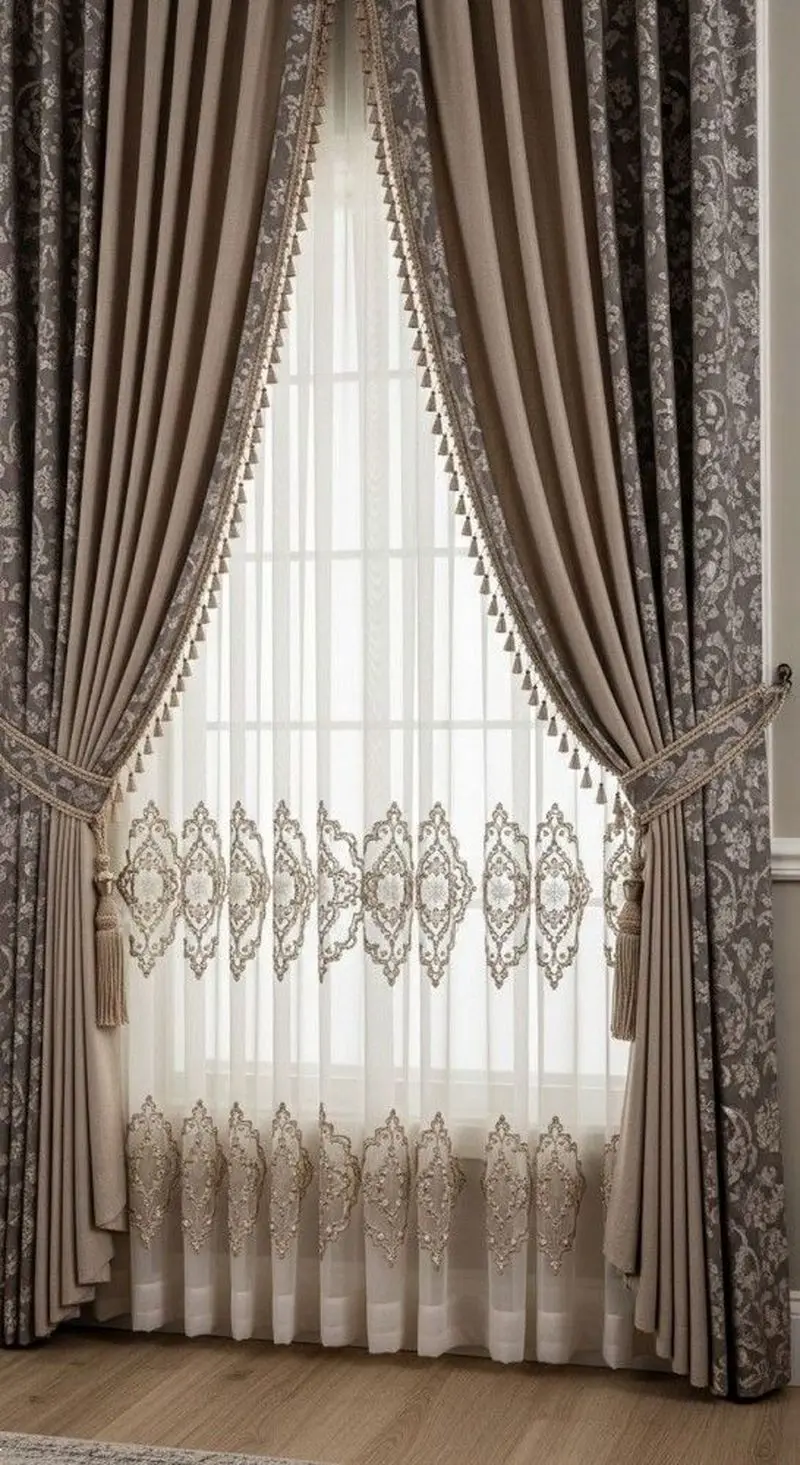 مدل پرده سلطنتی نوروز ۱۴۰۵ | جدیدترین و لوکس ترین مدل پرده سلطنتی از پذیرایی تا اتاق خواب برای نوروز ۱۴۰۵ که عروس های شیک پسند ازش کلی ایده میگیرن!