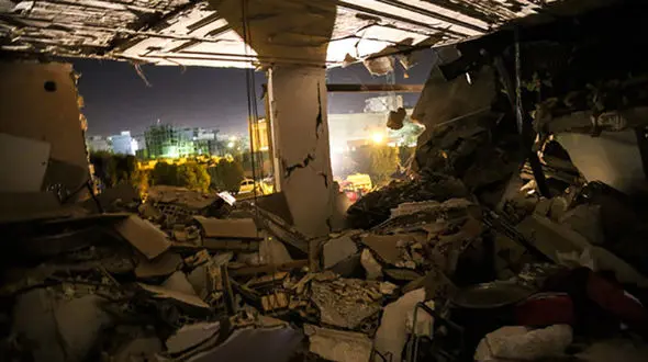 فوری / انفجار شدید در «باغ فیض» اسلامشهر