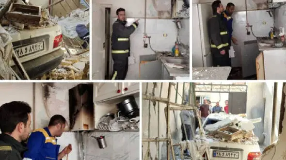 عکس وحشتناک از انفجار آبگرمکن که خانه ای را ویرانه کرد / در گلستان رخ داد