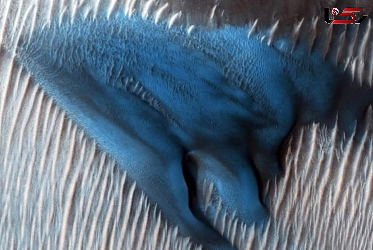 کشف تپه آبی رنگ در مریخ