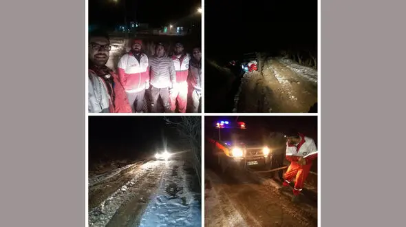 نجات معجزه آسای یک راننده از مرگ+ عکس