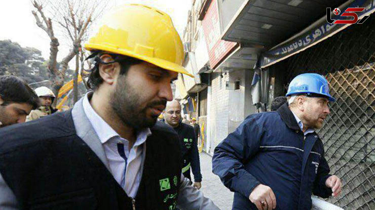 شهردار تهران: بیش از 20 نیروی آتش نشان در زیرآوار ساختمان پلاسکو گرفتار شده اند
