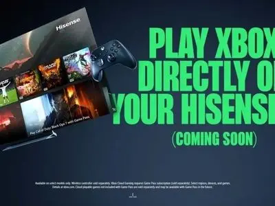 بدون نیاز به کنسول از بازی های ایکس باکس روی تلویزیون های Hisense لذت ببرید