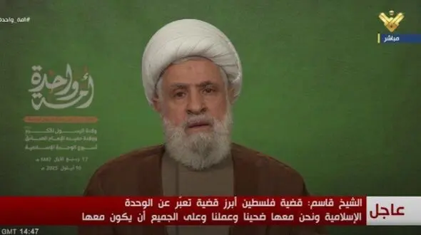 شیخ نعیم قاسم: تجاوز به قطر بخشی از پروژه «اسرائیل بزرگ» است